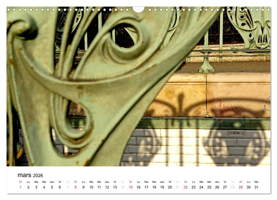 Paris Métropolitain (CALVENDO Calendrier mensuel 2026)
