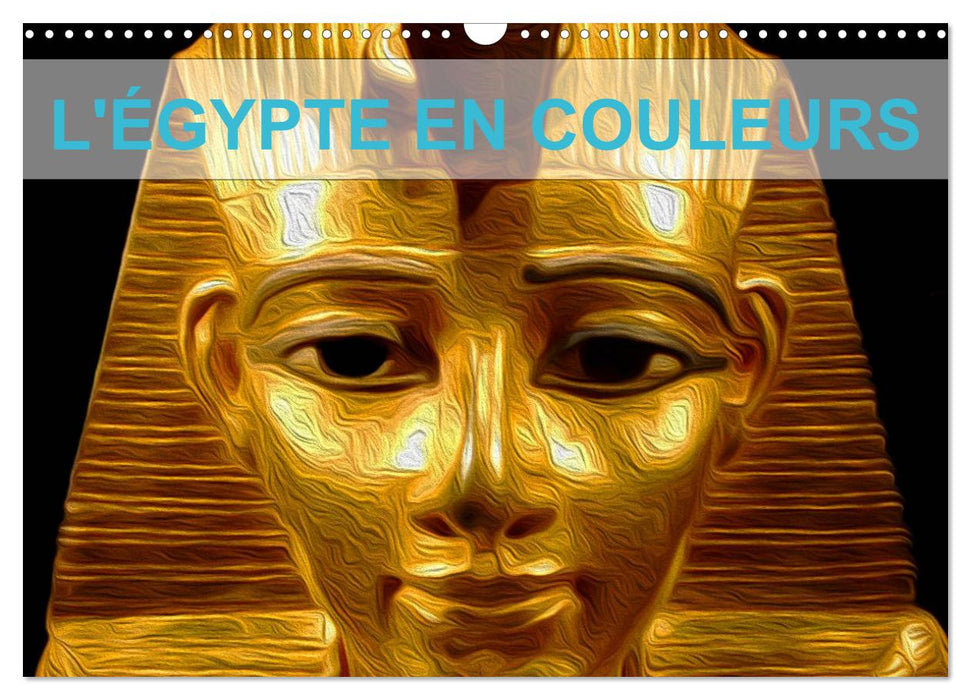 L'ÉGYPTE EN COULEURS (CALVENDO Calendrier mensuel 2026)