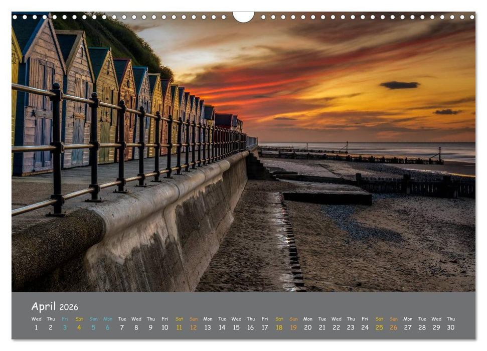 Sand n Sea in Norfolk (CALVENDO Monthly Calendar 2026)
