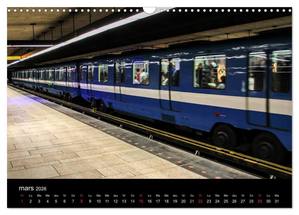 MONTRÉAL (CALVENDO Calendrier mensuel 2026)