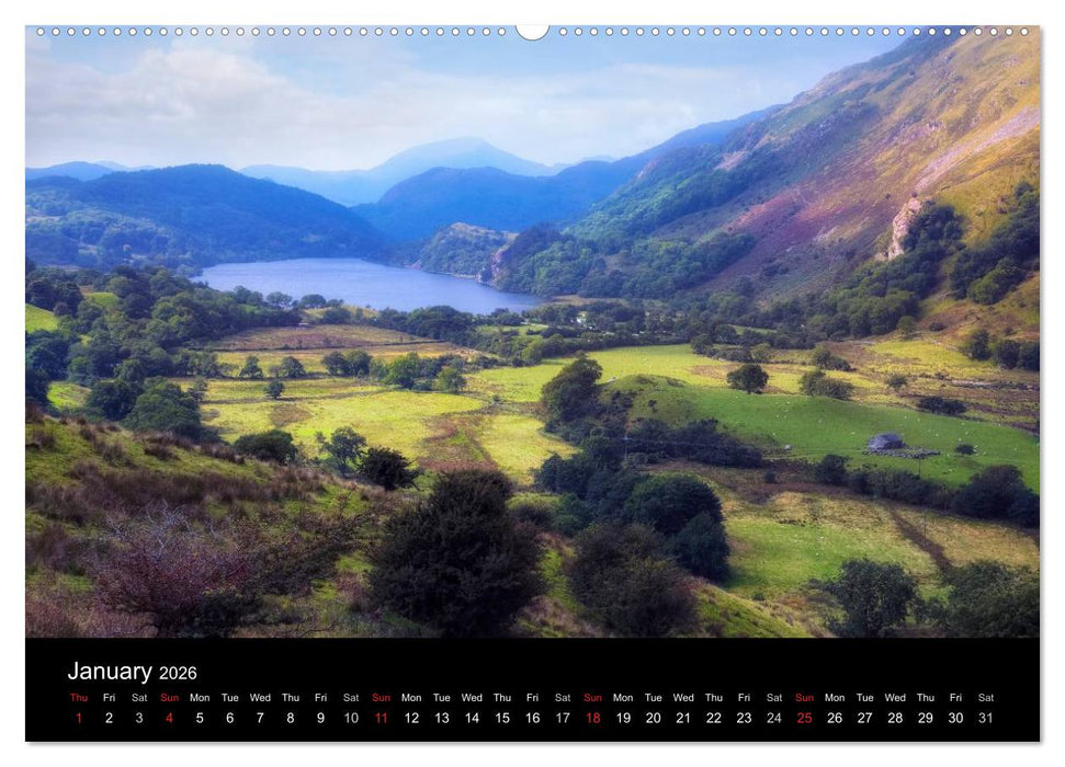 Wales (CALVENDO Premium-Calendar 2026)