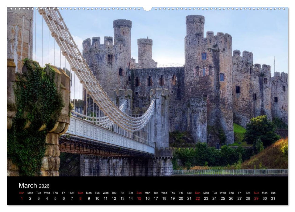 Wales (CALVENDO Premium-Calendar 2026)