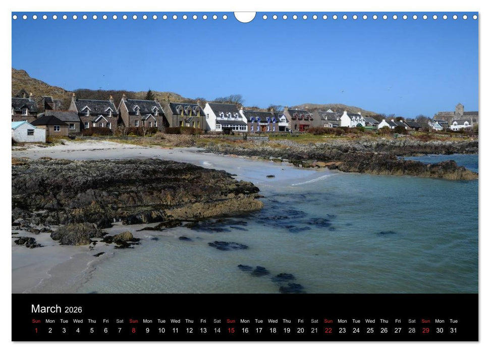 Iona Scotland's Mystical Isle (CALVENDO Monthly Calendar 2026)