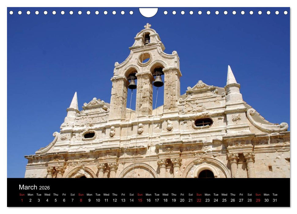 Crete the island of rebels (CALVENDO Monthly Calendar 2026)