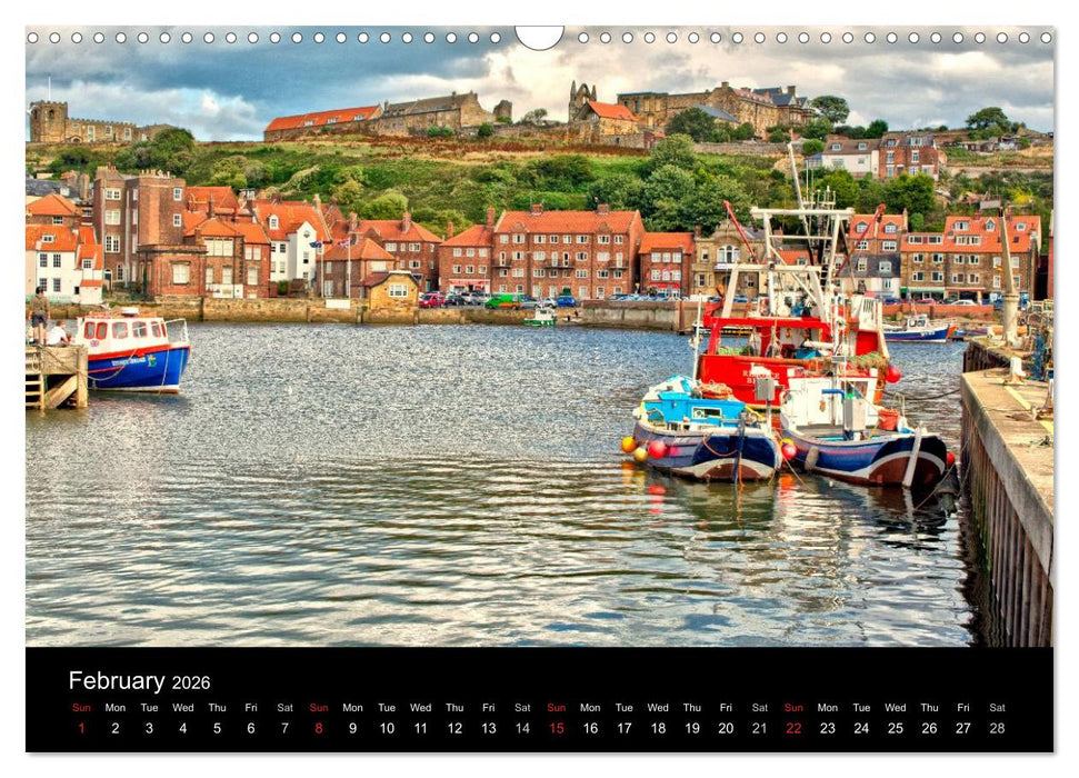 Whitby Harbour (CALVENDO Monthly Calendar 2026)