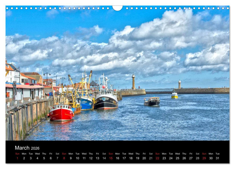 Whitby Harbour (CALVENDO Monthly Calendar 2026)