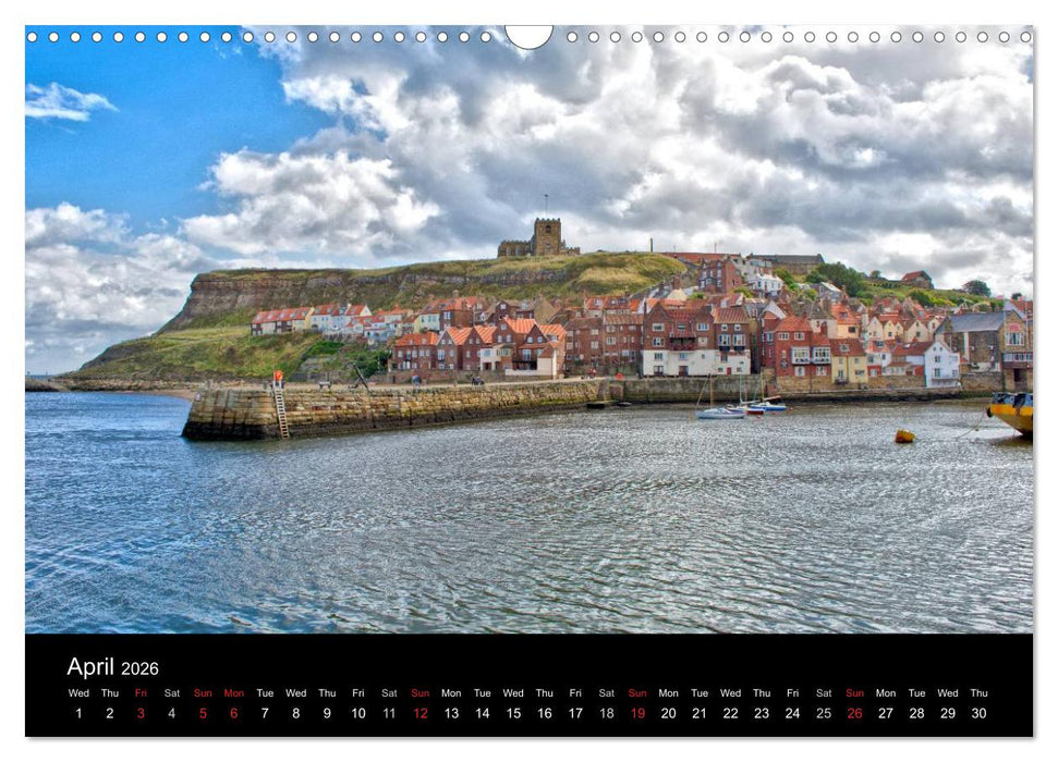 Whitby Harbour (CALVENDO Monthly Calendar 2026)