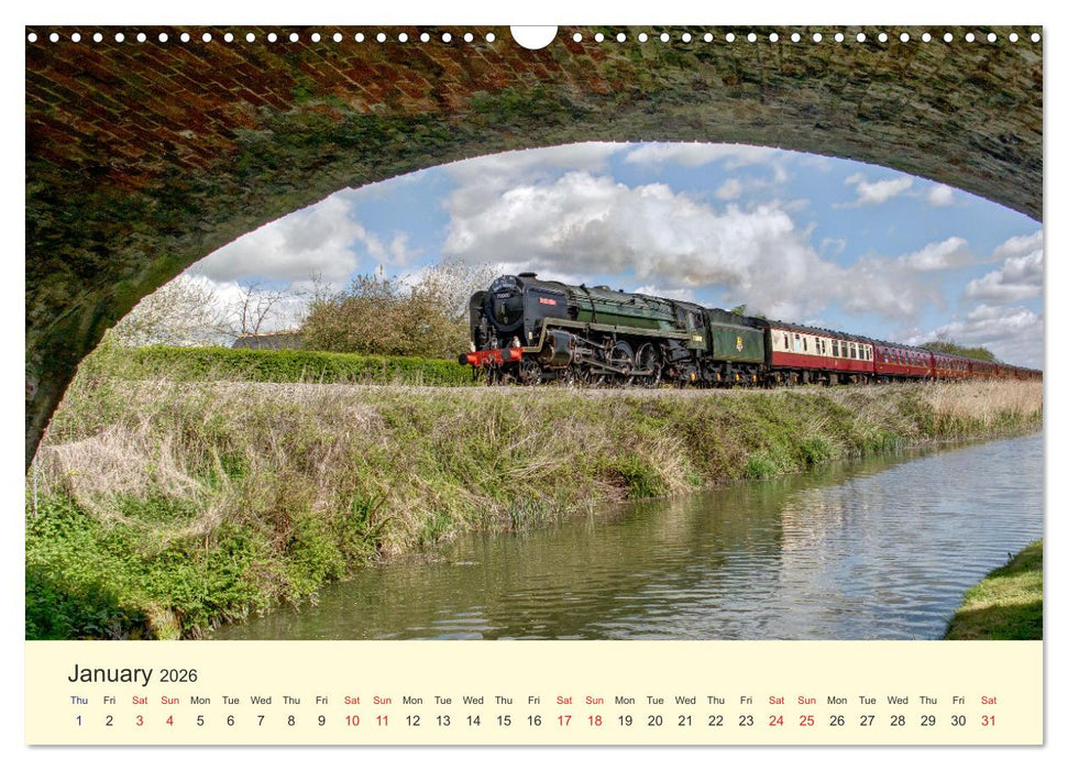 Steam Landscape (CALVENDO Monthly Calendar 2026)