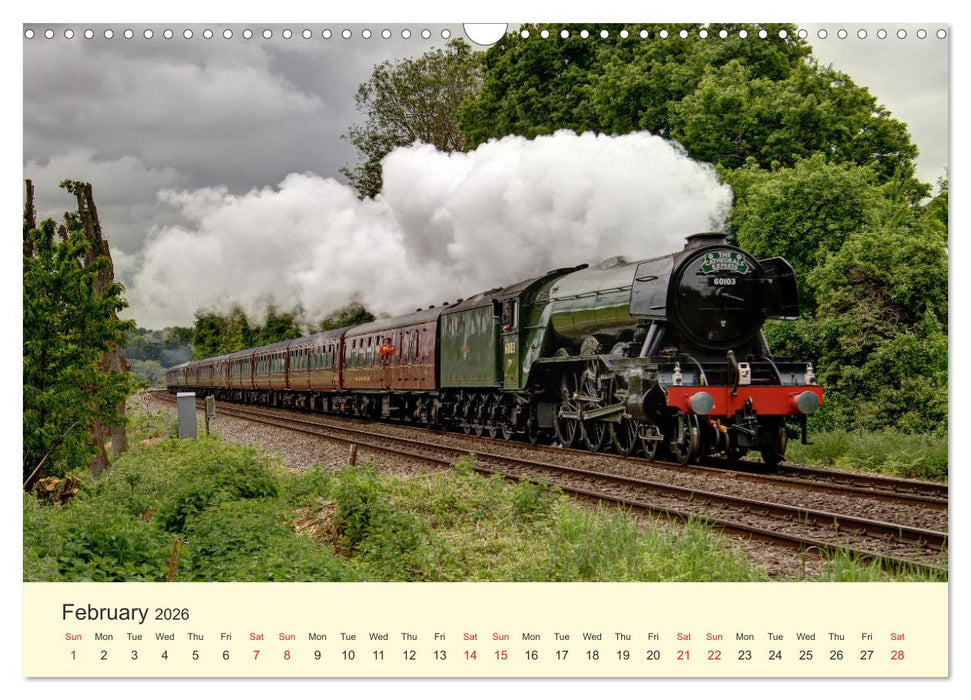 Steam Landscape (CALVENDO Monthly Calendar 2026)