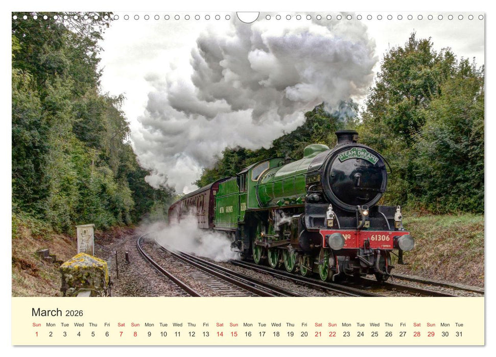 Steam Landscape (CALVENDO Monthly Calendar 2026)