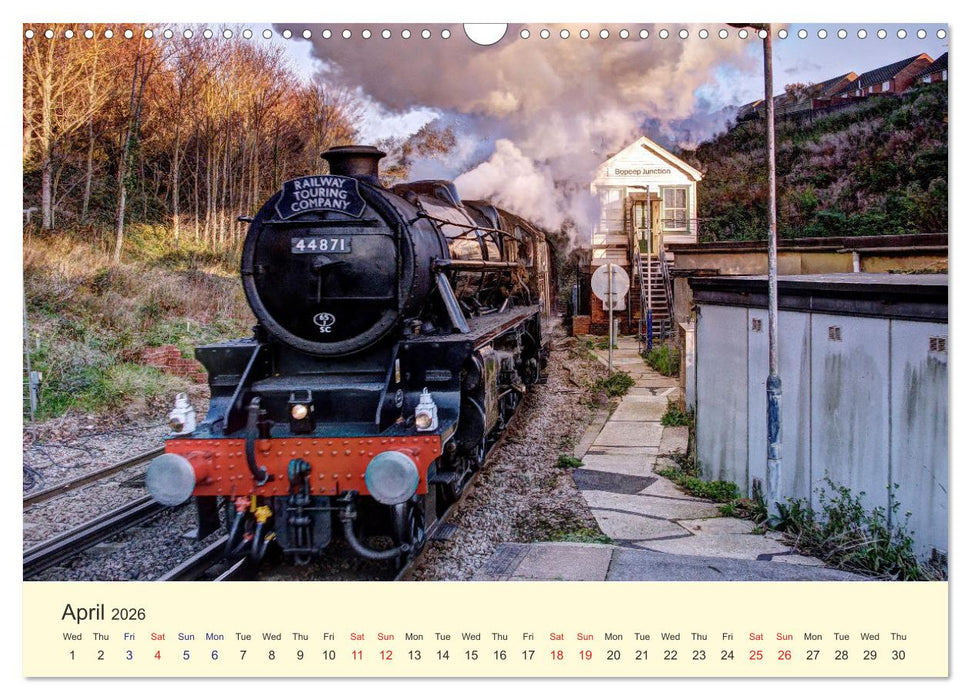 Steam Landscape (CALVENDO Monthly Calendar 2026)