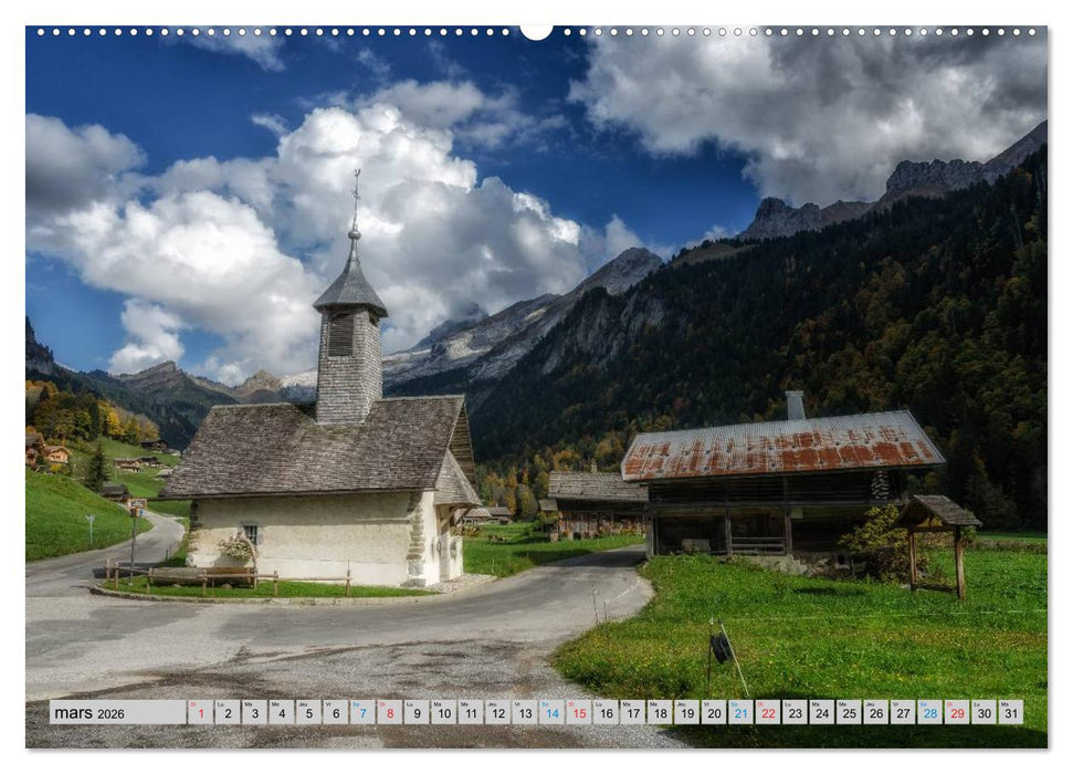 Un automne en Haute-Savoie (CALVENDO Calendrier supérieur 2026)