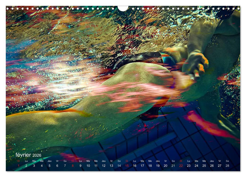 AQUAPASSION (CALVENDO Calendrier mensuel 2026)