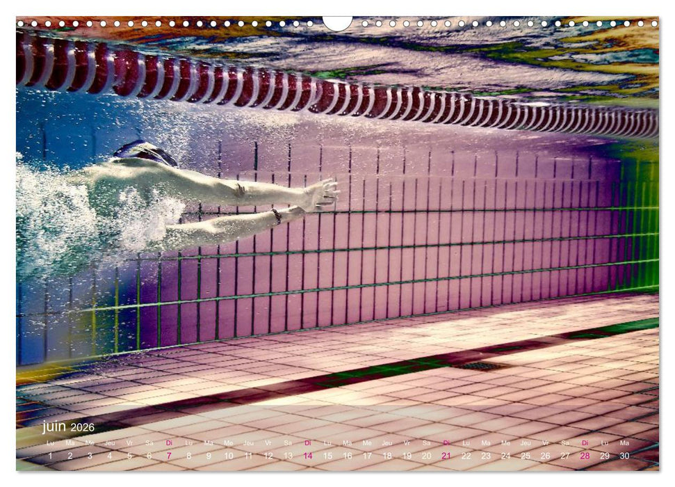 AQUAPASSION (CALVENDO Calendrier mensuel 2026)