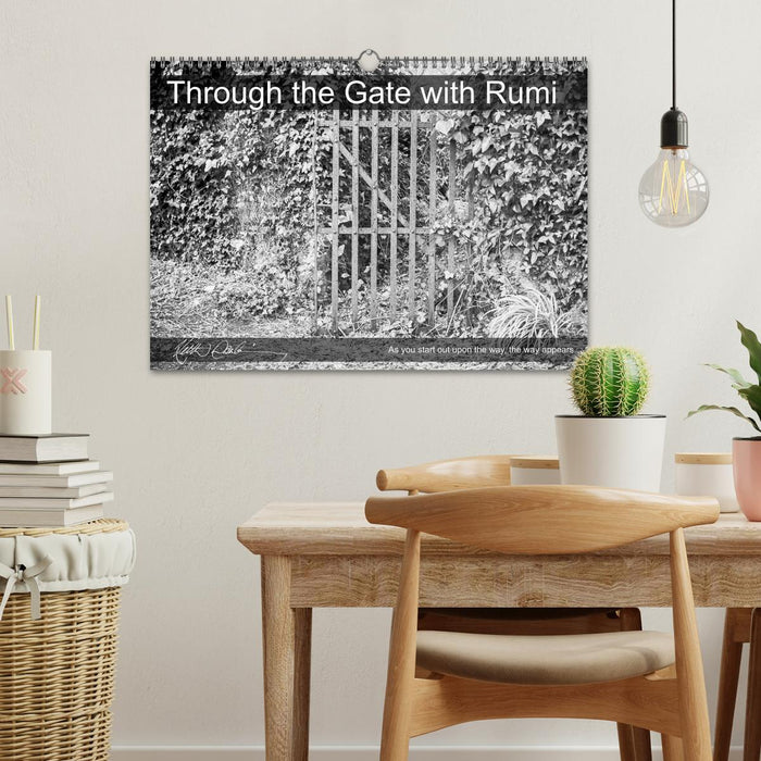 Through the Gate with Rumi (CALVENDO Monthly Calendar 2026)