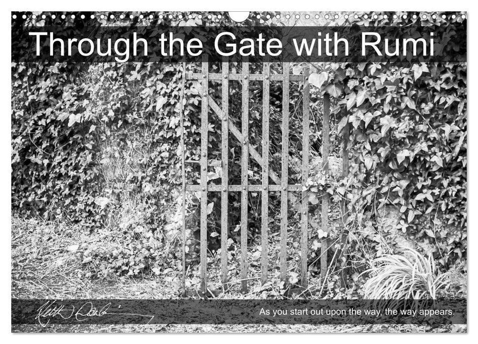 Through the Gate with Rumi (CALVENDO Monthly Calendar 2026)