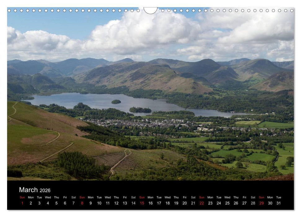 The English Lake District (CALVENDO Monthly Calendar 2026)