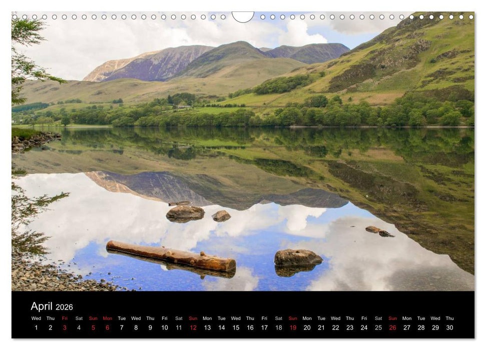 The English Lake District (CALVENDO Monthly Calendar 2026)