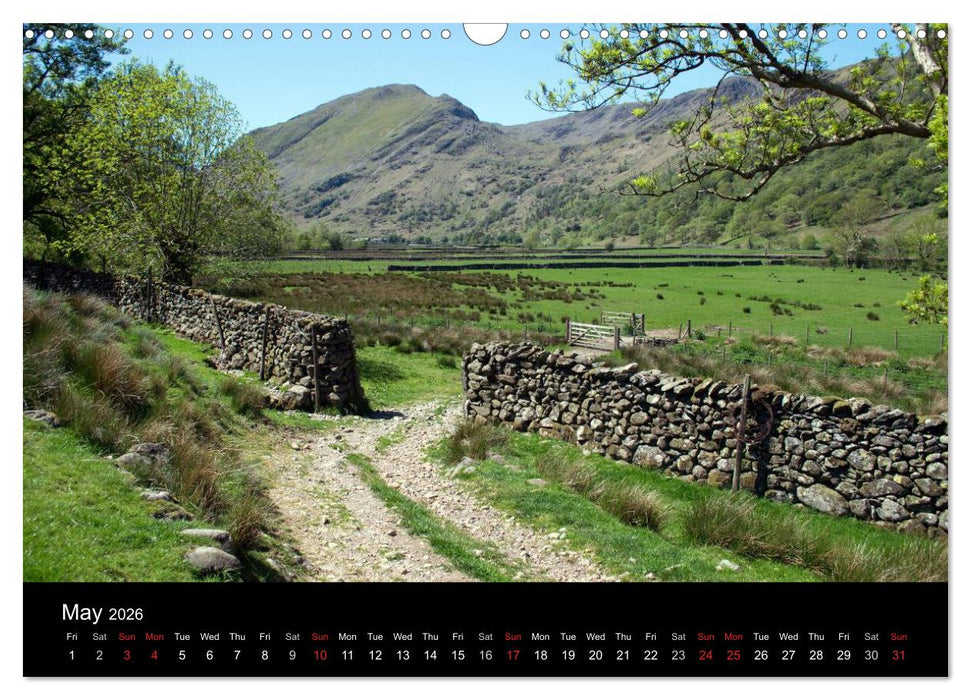 The English Lake District (CALVENDO Monthly Calendar 2026)