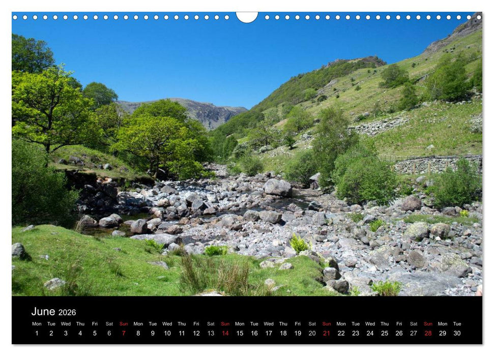 The English Lake District (CALVENDO Monthly Calendar 2026)