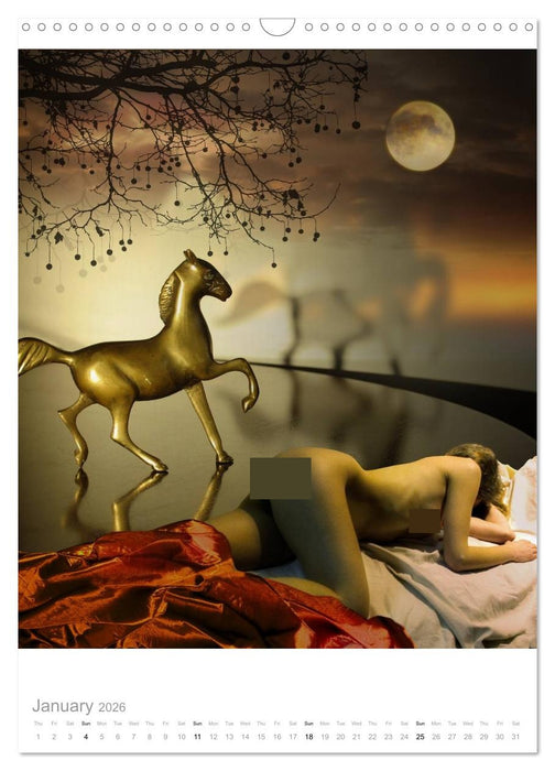 An Erotic Expedition to the World of Female Reveries (CALVENDO Monthly Calendar 2026)
