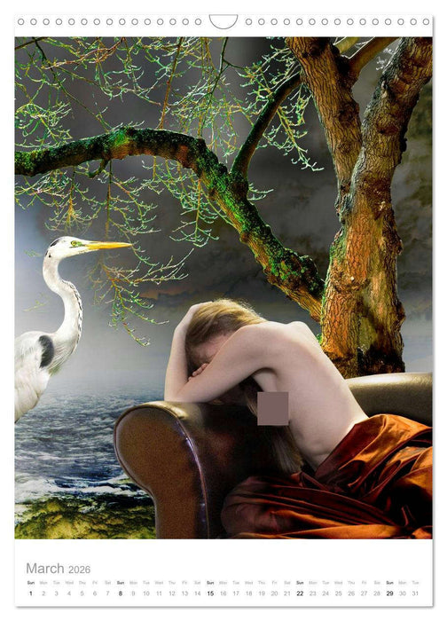 An Erotic Expedition to the World of Female Reveries (CALVENDO Monthly Calendar 2026)