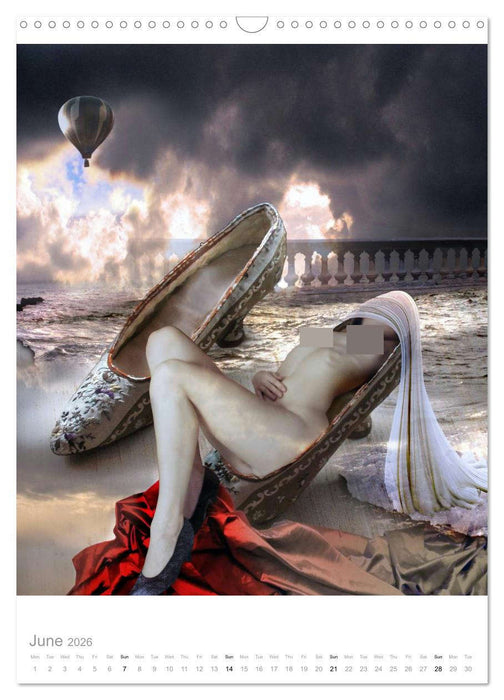 An Erotic Expedition to the World of Female Reveries (CALVENDO Monthly Calendar 2026)