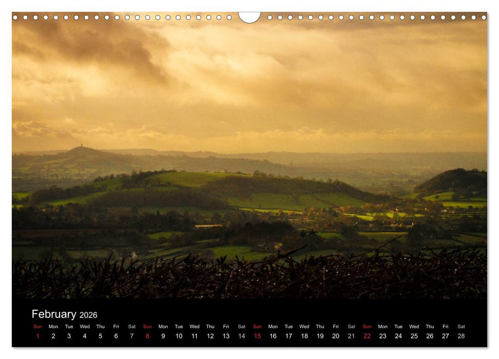 Glastonbury Tor (CALVENDO Monthly Calendar 2026)