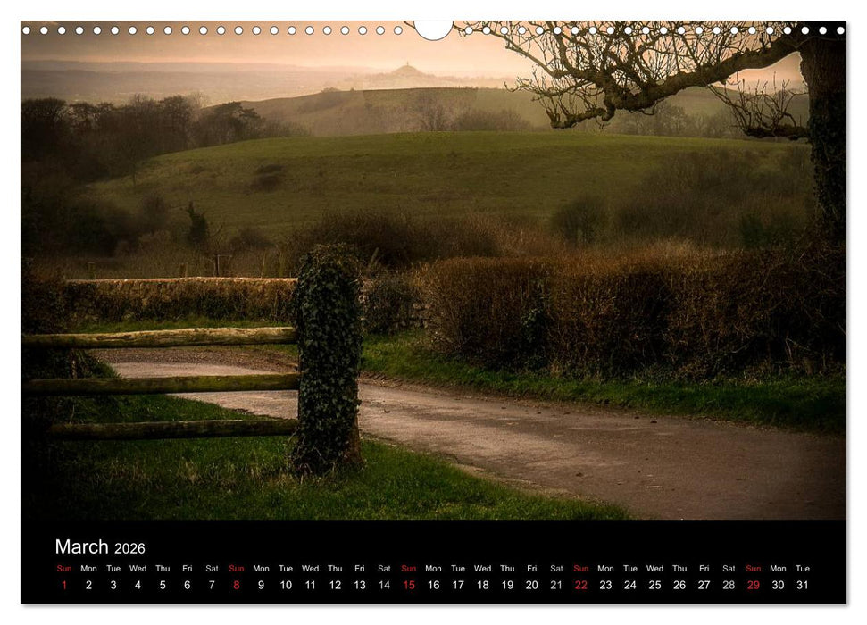 Glastonbury Tor (CALVENDO Monthly Calendar 2026)