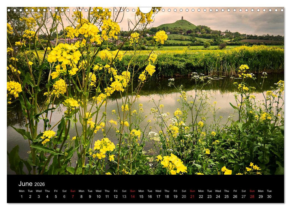 Glastonbury Tor (CALVENDO Monthly Calendar 2026)