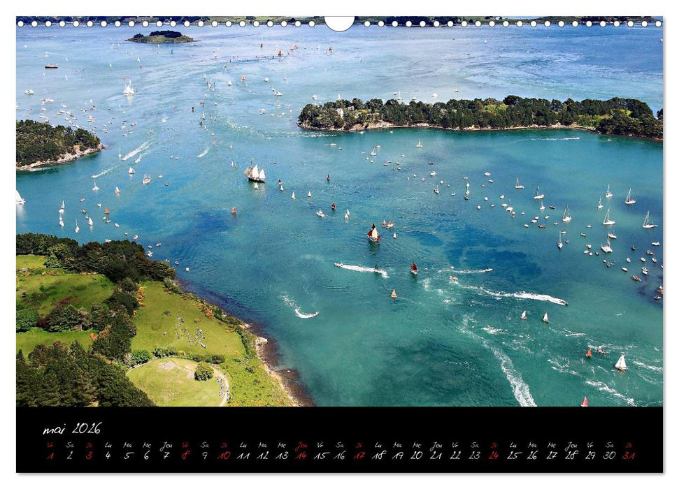 Le Morbihan entre terre et mer (CALVENDO Calendrier mensuel 2026)