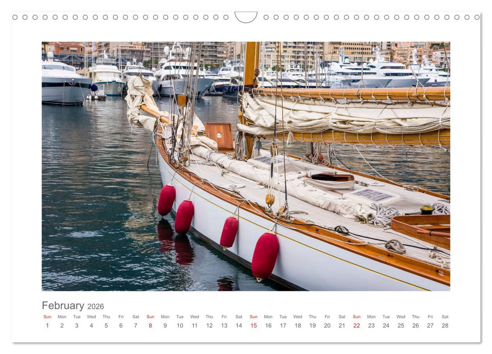 French Riviera moments (CALVENDO Monthly Calendar 2026)