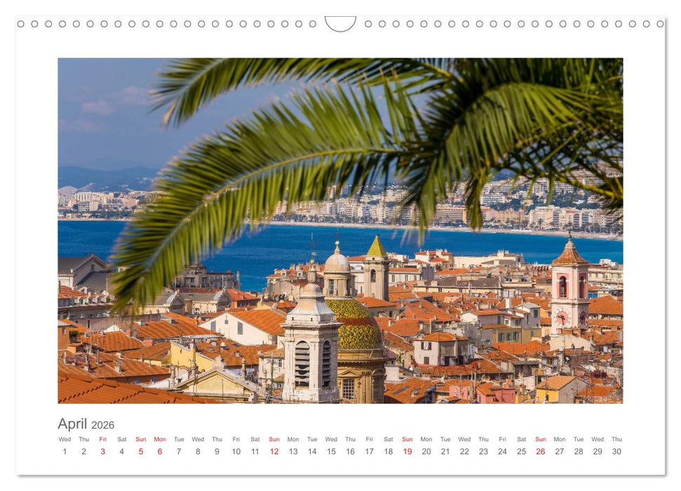 French Riviera moments (CALVENDO Monthly Calendar 2026)