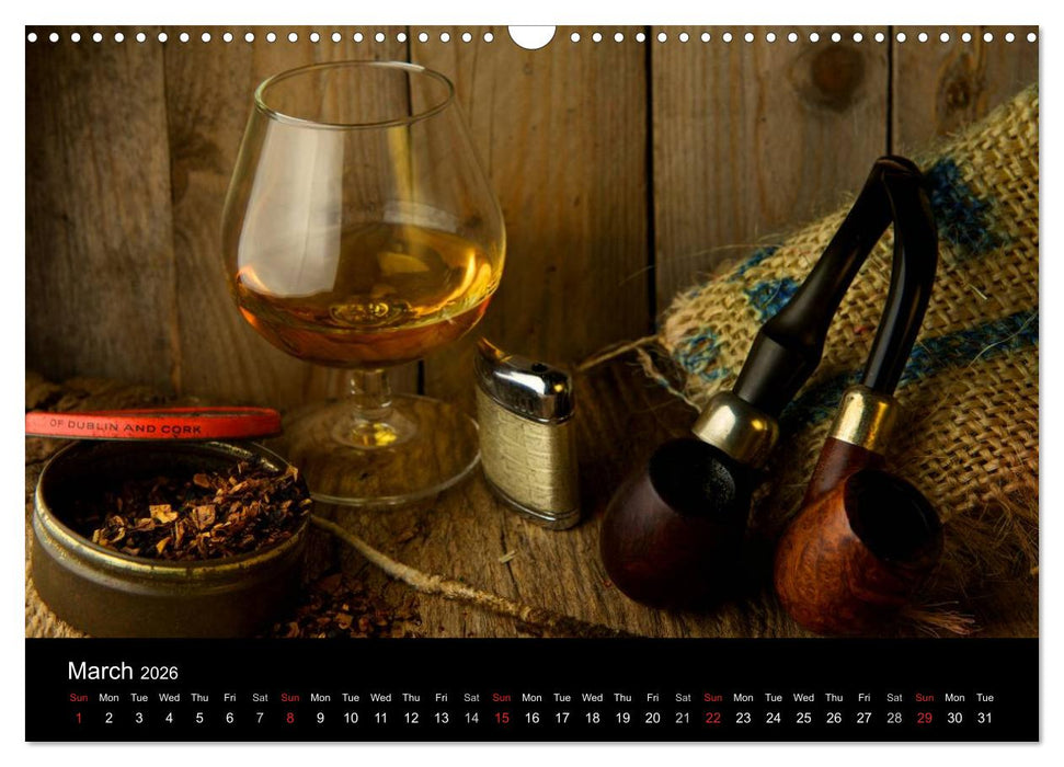 Pipes (CALVENDO Monthly Calendar 2026)