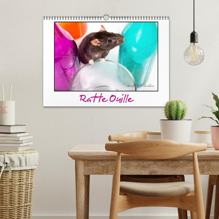 Ratte Ouille (CALVENDO Calendrier mensuel 2026)