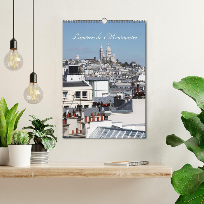 Lumières de Montmartre (CALVENDO Calendrier mensuel 2026)