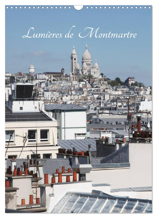 Lumières de Montmartre (CALVENDO Calendrier mensuel 2026)