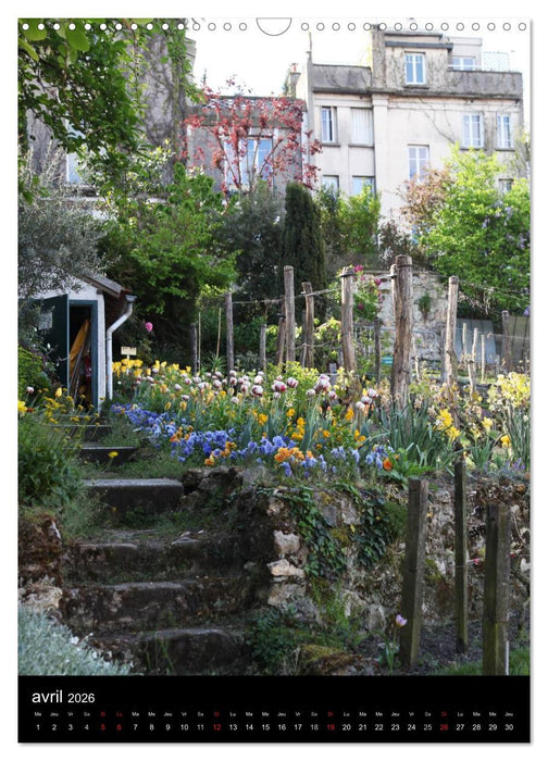 Lumières de Montmartre (CALVENDO Calendrier mensuel 2026)