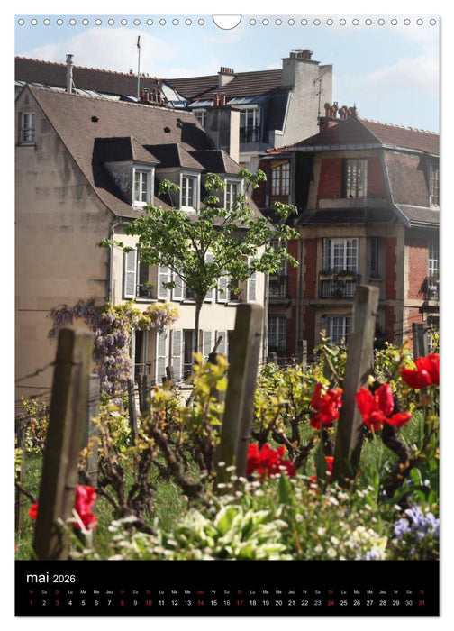 Lumières de Montmartre (CALVENDO Calendrier mensuel 2026)