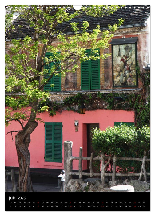 Lumières de Montmartre (CALVENDO Calendrier mensuel 2026)