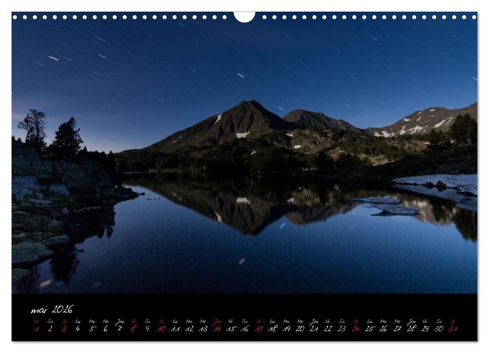 Miroirs des Pyrénées Catalanes (CALVENDO Calendrier mensuel 2026)