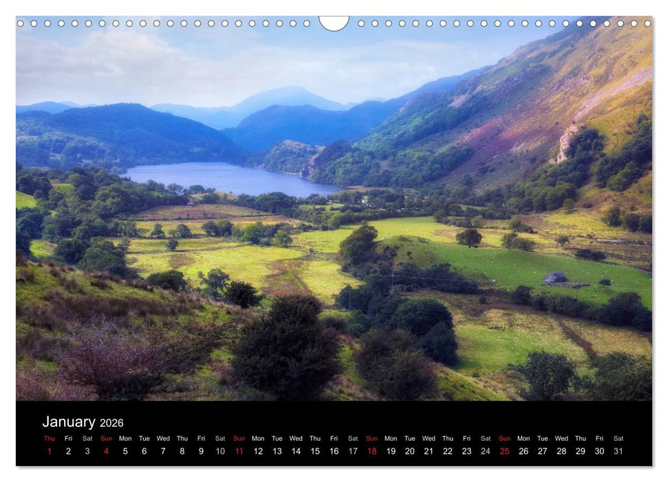 Wales (CALVENDO Monthly Calendar 2026)