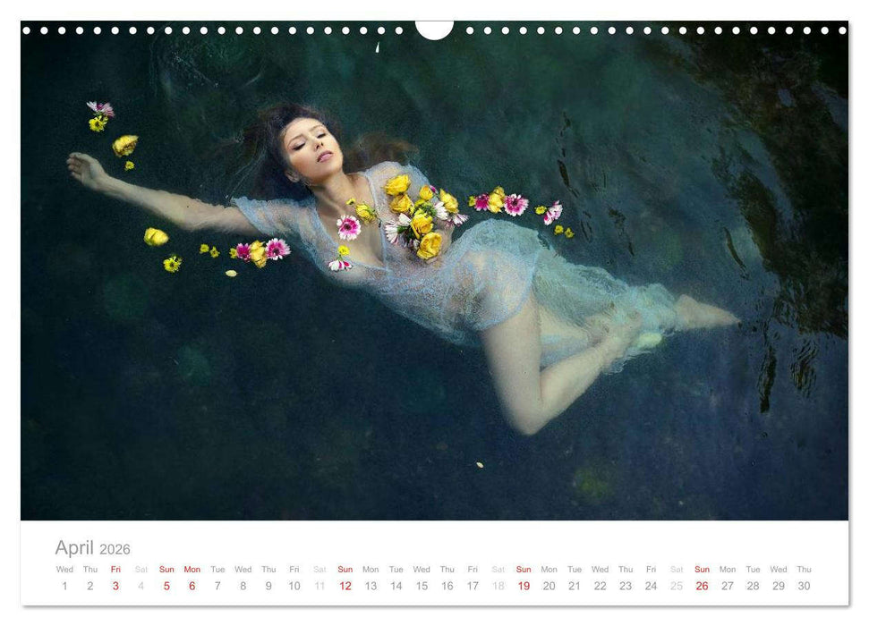 Water Nymphs (CALVENDO Monthly Calendar 2026)