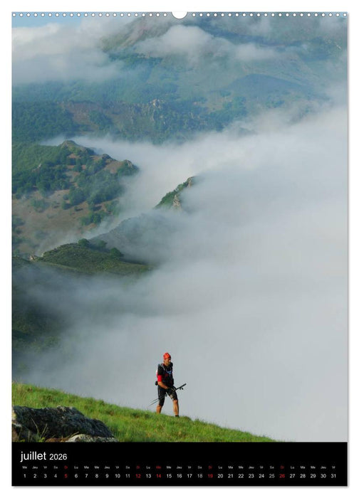 Trail Running Passion et émotion (CALVENDO Calendrier supérieur 2026)