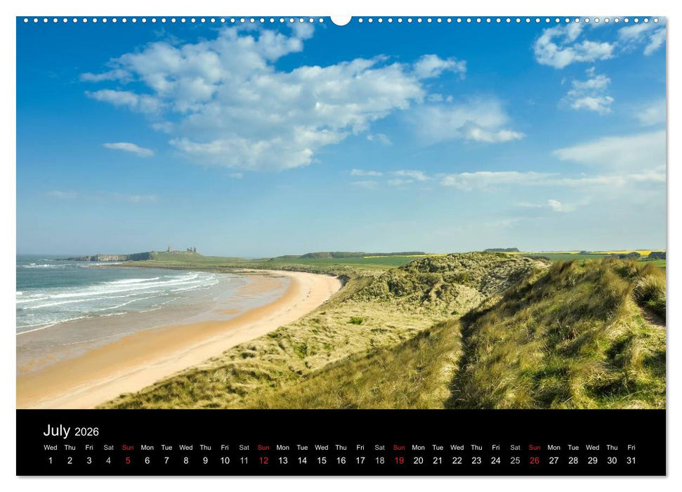 Scenes from Northumberland (CALVENDO Premium-Calendar 2026)