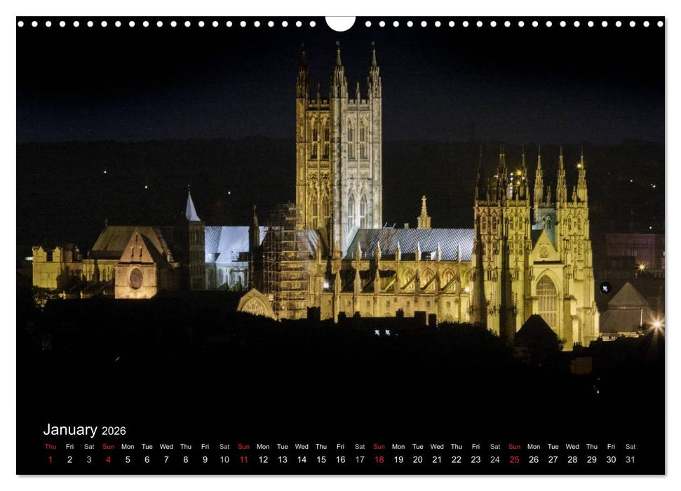 Anglican Cathedrals (CALVENDO Monthly Calendar 2026)