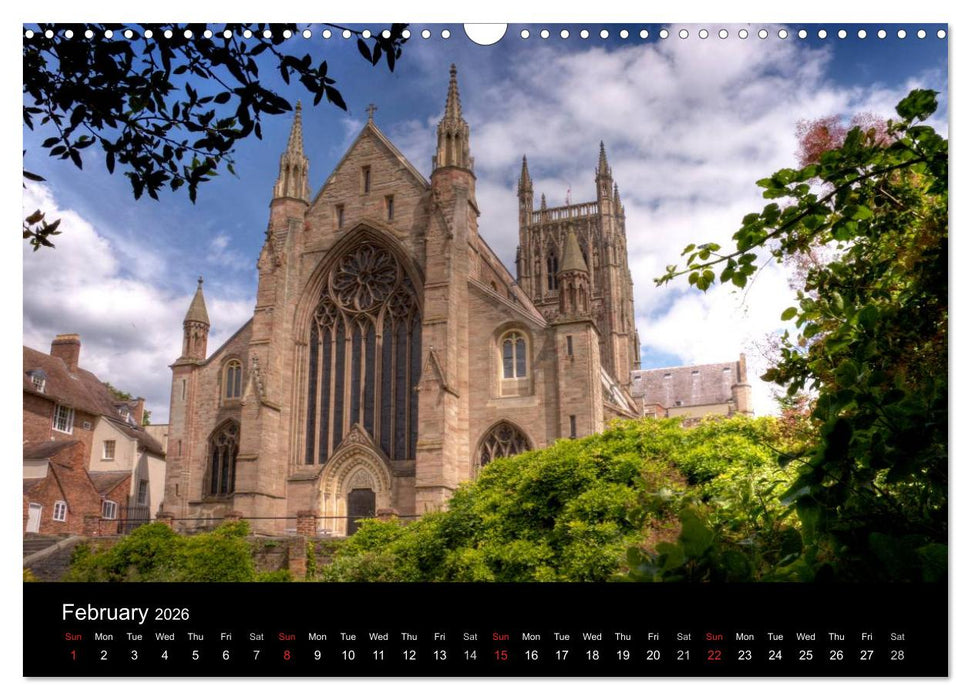 Anglican Cathedrals (CALVENDO Monthly Calendar 2026)