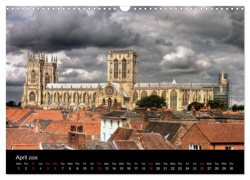 Anglican Cathedrals (CALVENDO Monthly Calendar 2026)