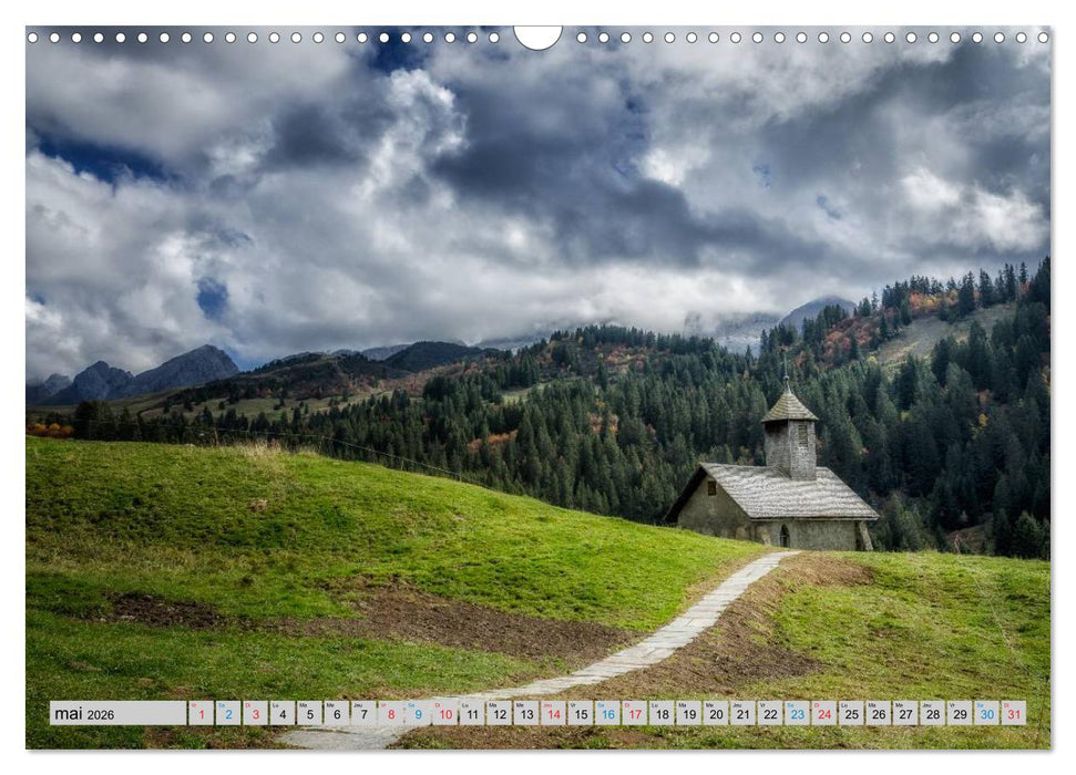 Un automne en Haute-Savoie (CALVENDO Calendrier mensuel 2026)