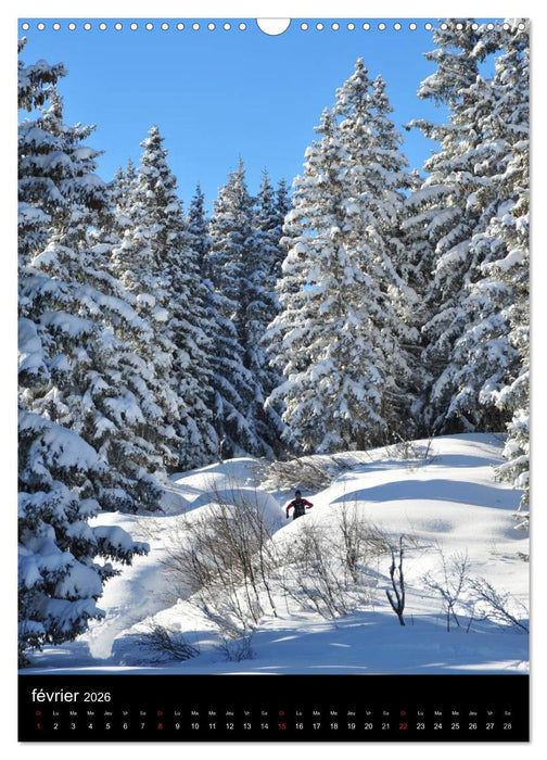 Trail Running Passion et émotion (CALVENDO Calendrier mensuel 2026)